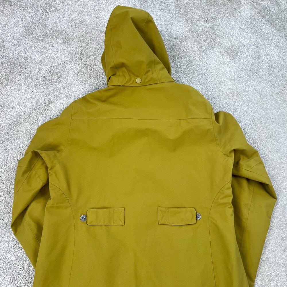 Seasalt Cornwall RAIN Coverack Waterproof Yellow Green Pear Rain Coat Jacket (8) - Picture 13 of 16